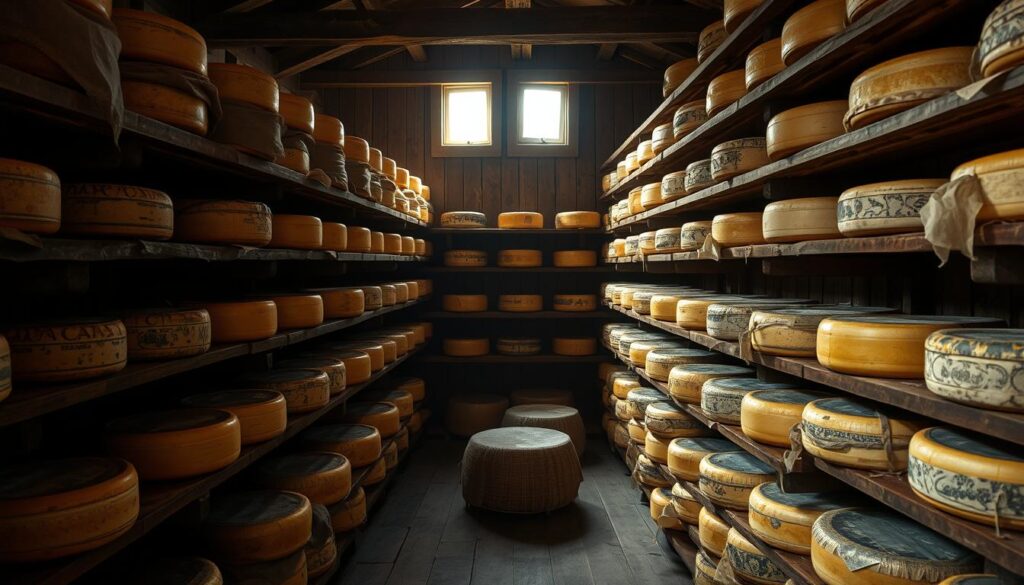 Cheese aging