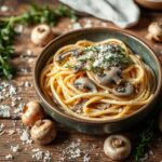 creamy mushroom pasta recipe