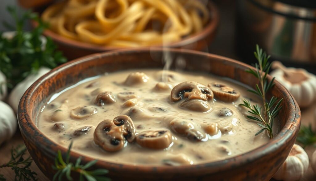 creamy mushroom sauce